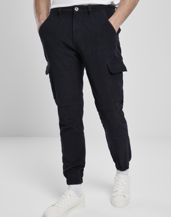 Мъжки карго панталони в тъмносиньо Urban Classics Corduroy Cargo Jogging Pants, Панталони - Lit.bg Мъжки карго панталони в тъмносиньо Urban Classics Corduroy Cargo Jogging Pants, Мъже - Lit.bg