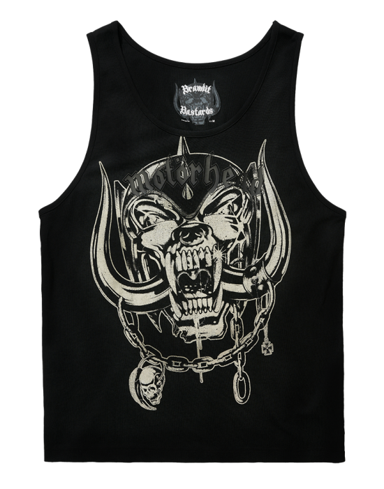Мъжки потник в черен цвят Motorhead Tank Top Warpig, Потници - Lit.bg Мъжки потник в черен цвят Motorhead Tank Top Warpig, Потници - Lit.bg
