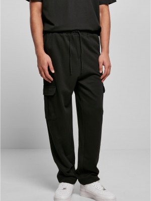 Мъжки спортни карго панталони в черно Urban Classics 90s Sweatpants