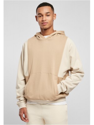 Мъжки суичър с качулка в бежов цвят Urban Classics Hoody unionbeige/softseagrass