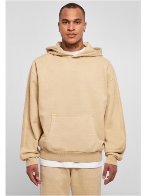 Мъжки суичър с качулка в бежов цвят Urban Classics Terry Hoody