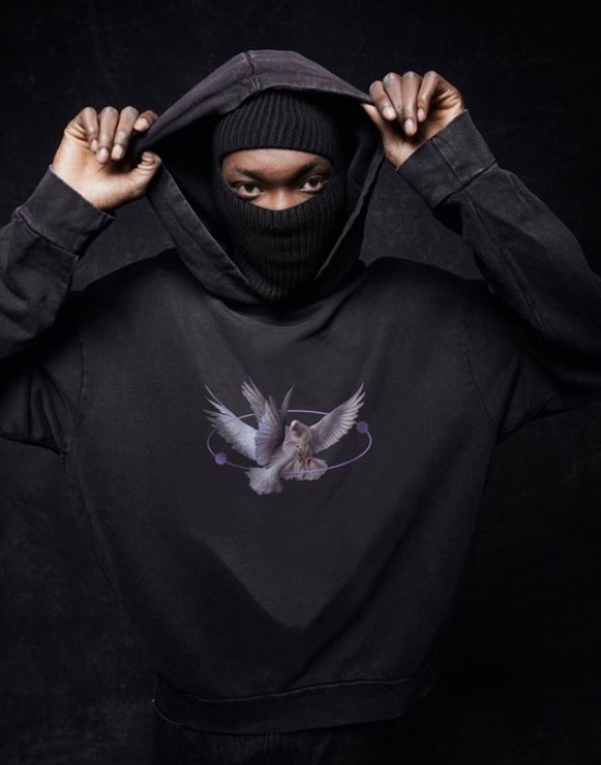 Мъжки суичър с качулка в черен цвят Mister Tee Vive la Liberte Hoody, Суичъри - Lit.bg Мъжки суичър с качулка в черен цвят Mister Tee Vive la Liberte Hoody, Суичъри - Lit.bg