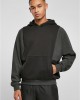 Мъжки суичър с качулка в черен цвят Urban Classics Hoody black/charcoal, Суичъри - Lit.bg
