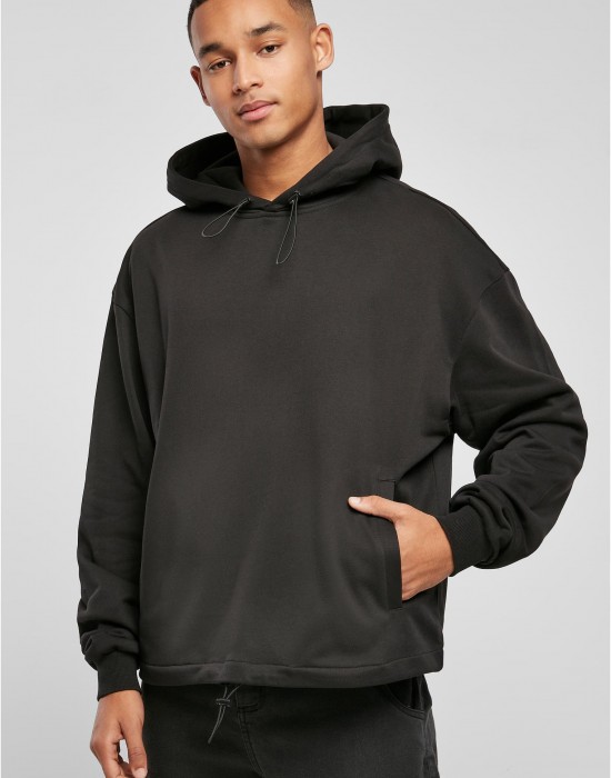 Мъжки суичър с качулка в черен цвят Urban Classics Sport Hoody, Суичъри - Lit.bg Мъжки суичър с качулка в черен цвят Urban Classics Sport Hoody, Суичъри - Lit.bg