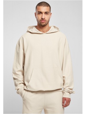 Мъжки суичър с качулка в цвят екрю Urban Classics Terry Hoody