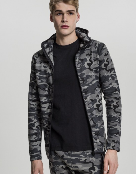 Мъжки суичър с цип Urban Classics wood camo, Мъже - Lit.bg Мъжки суичър с цип Urban Classics wood camo, Мъже - Lit.bg