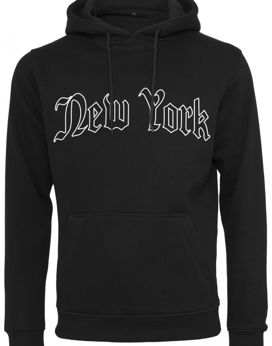 Мъжки суичър в черно Mister Tee New York Wording Hoody, Суичъри - Lit.bg Мъжки суичър в черно Mister Tee New York Wording Hoody, Мъже - Lit.bg
