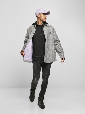 Мъжко карирано палто C&S Plaid Out Quilted 