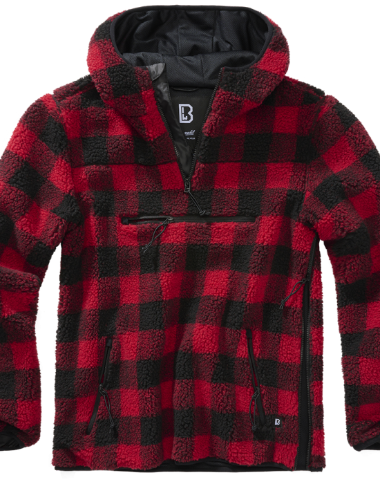 Мъжко карирано яке в червено Brandit Worker Pullover, Якета - Lit.bg Мъжко карирано яке в червено Brandit Worker Pullover, Якета - Lit.bg