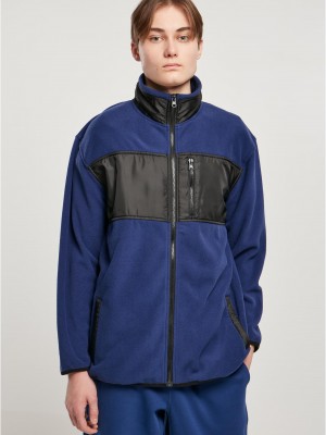 Мъжко поларено яке в син цвят Urban CLassics Fleece Jacket