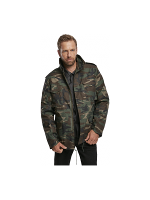Мъжко премиум яке в камуфлаж Brandit M65 woodland