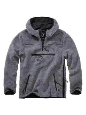 Мъжко пухкаво яке в сив цвят Brandit Worker Pullover