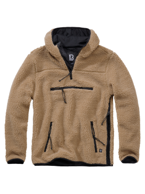 Мъжко пухкаво яке в цвят камел Brandit Worker Pullover 