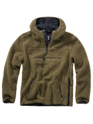 Мъжко пухкаво яке в цвят маслина Brandit Worker Pullover