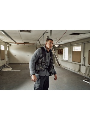 Мъжко яке от плюшен полар в сиво Brandit Teddyfleece Troyer anthracite