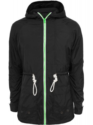 Мъжко яке тип ветровка в черно от Urban Classics Long Nylon Windbreaker 