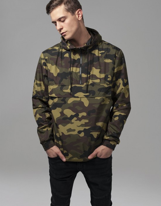 Мъжко яке ветровка в камуфлаж Urban Classics woodcamo, Мъже - Lit.bg Мъжко яке ветровка в камуфлаж Urban Classics woodcamo, Мъже - Lit.bg