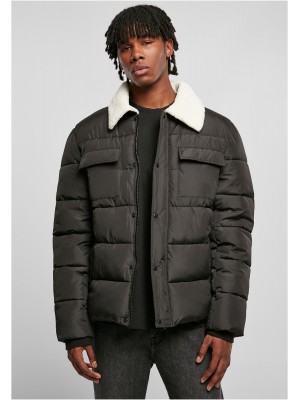 Мъжко зимно яке в черен цвят Urban Classics Sherpa Jacket
