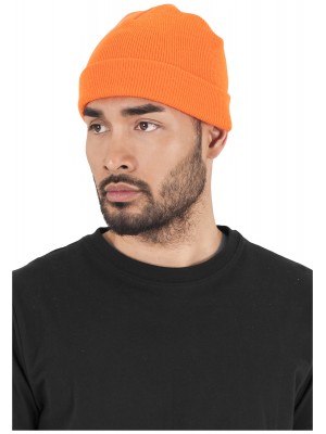 Шапка бийни в оранжев цвят Heavyweight Beanie 