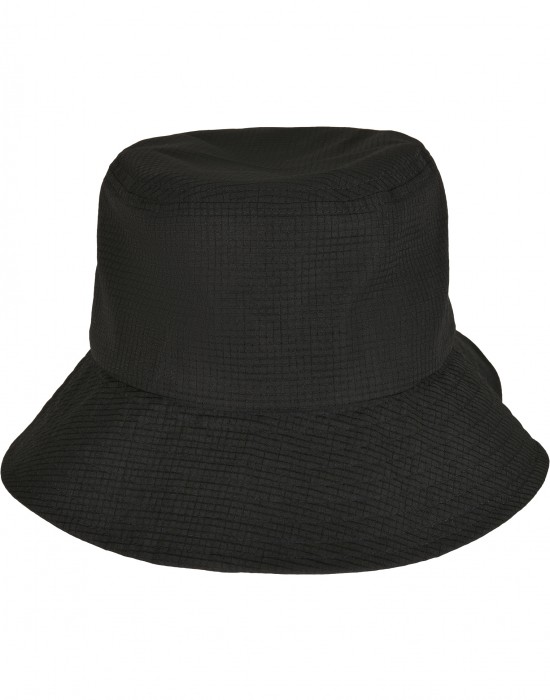 Шапка идиотка с връзка в черен цвят Adjustable Flexfit Bucket Hat, Идиотки - Lit.bg