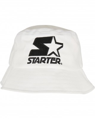 Шапка идиотка в бял цвят Starter Basic Bucket