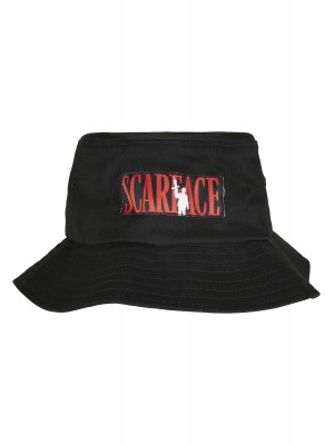 Шапка идиотка в черен цвят Merchcode Scarface Logo 