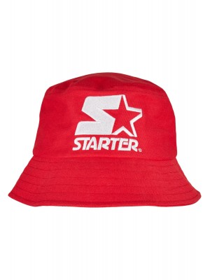 Шапка идиотка в червен цвят Starter Basic Bucket