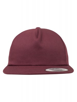 Шапка с козирка в бордо Unstructured 5-Panel Snapback