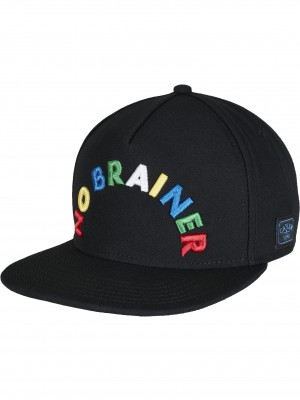 Шапка с козирка в черно C&S WL No Brainer Snapback