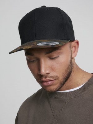 Шапка с козирка в черно Classic Snapback 2-Tone Camo 