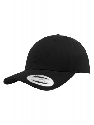 Шапка с козирка в черно Curved Classic Snapback