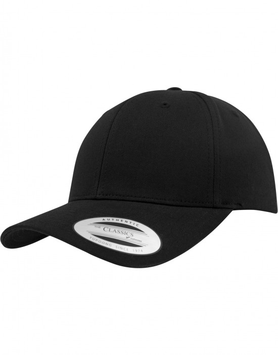 Шапка с козирка в черно Curved Classic Snapback, Аксесоари - Lit.bg