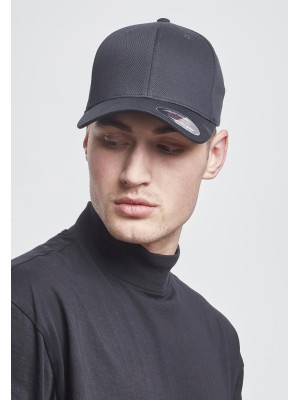 Шапка с козирка в черно Flexfit Organic Cotton Cap