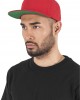 Шапка с козирка в червено Classic 5 Panel Snapback, Аксесоари - Lit.bg