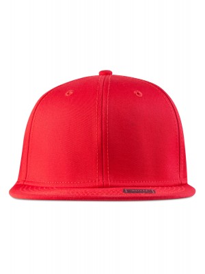 Шапка с козирка в червено MoneyClip Snapback Cap