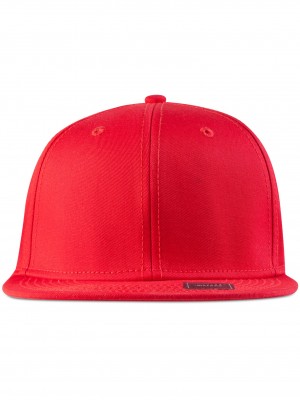 Шапка с козирка в червено MoneyClip Snapback Cap