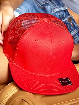 Шапка с козирка в червено MoneyClip Trucker Snapback Cap