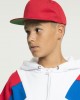 Шапка с козирка в червено Pro-Style Twill Snapback Youth Cap, Шапки с козирка - Lit.bg