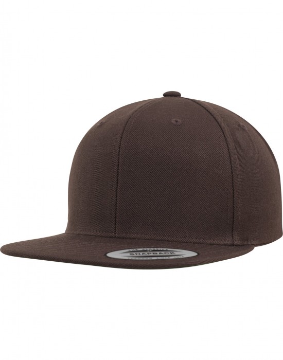 Шапка с козирка в кафяво Classic Snapback, Аксесоари - Lit.bg Шапка с козирка в кафяво Classic Snapback, Аксесоари - Lit.bg