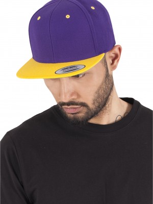 Шапка с козирка в лилаво Classic Snapback 2-Tone