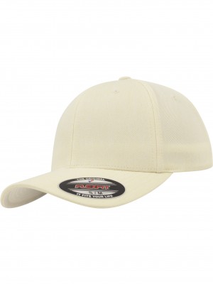 Шапка с козирка в пясъчен цвят Flexfit Pastel Melange Cap yellow