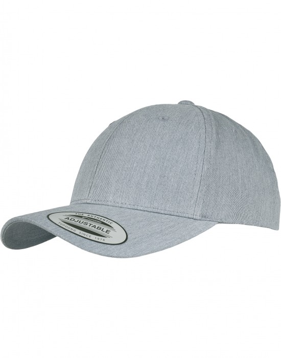 Шапка с козирка в сив цвят Urban Classics Curved Classic Snapback h.grey one size, Шапки с козирка - Lit.bg