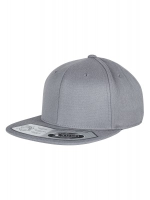 Шапка с козирка в сиво 110 Fitted Snapback 