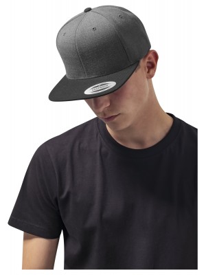 Шапка с козирка в сиво Classic Snapback 2-Tone 