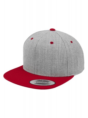 Шапка с козирка в сиво Classic Snapback 2-Tone 