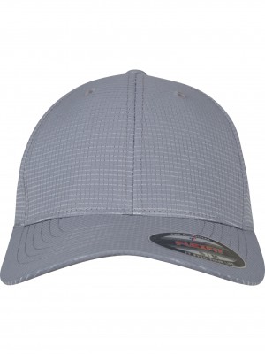 Шапка с козирка в сиво Flexfit Hydro-Grid Stretch Cap