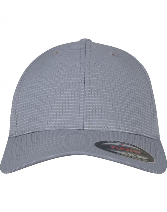 Шапка с козирка в сиво Flexfit Hydro-Grid Stretch Cap, Аксесоари - Lit.bg