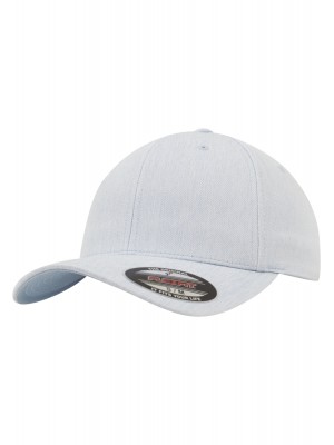 Шапка с козирка в светлосин цвят Flexfit Pastel Melange Cap 