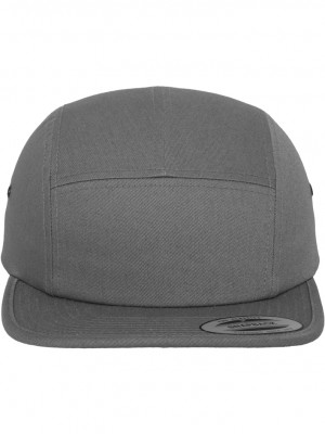 Шапка с козирка в тъмносив цвят Classic Jockey Cap 