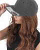 Шапка с козирка в тъмносиво 110 Fitted Snapback, Аксесоари - Lit.bg